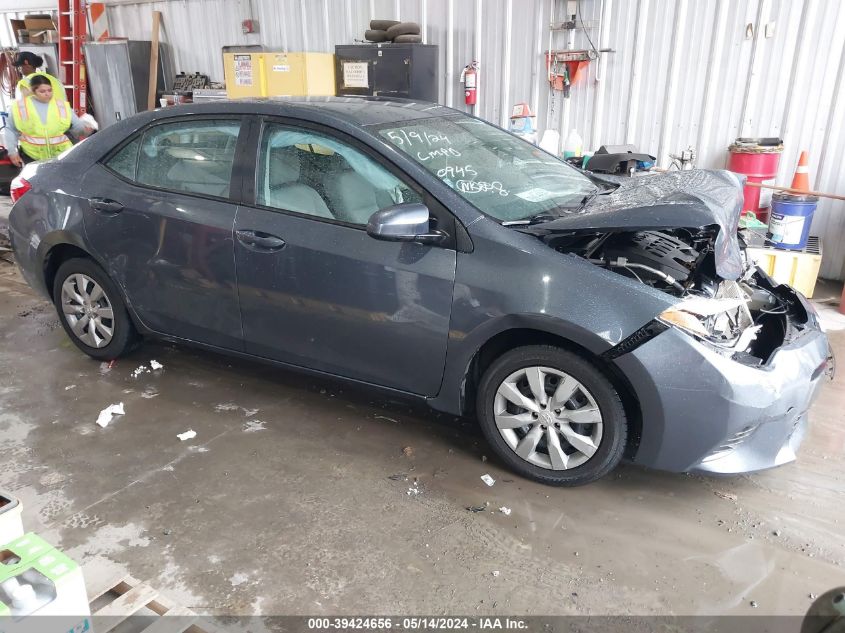 2015 Toyota Corolla Le VIN: 5YFBURHE3FP290945 Lot: 39424656