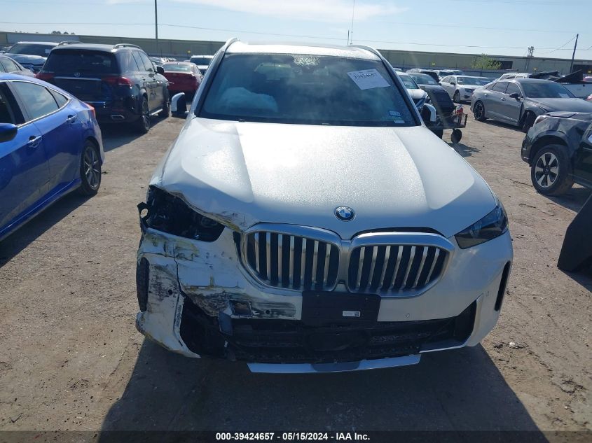 2024 BMW X5 xDrive40I VIN: 5UX23EU05R9V26381 Lot: 39424657