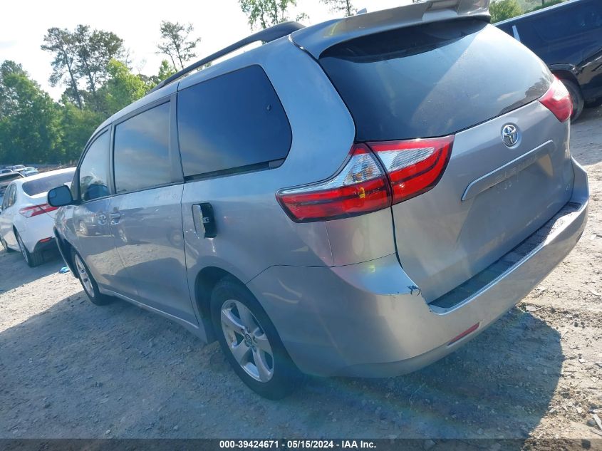 2018 Toyota Sienna Le 8 Passenger VIN: 5TDKZ3DC5JS959252 Lot: 39424671