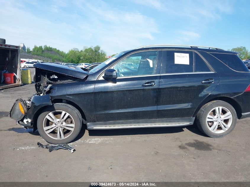 2014 Mercedes-Benz Ml 350 4Matic VIN: 4JGDA5HB2EA339504 Lot: 39424673