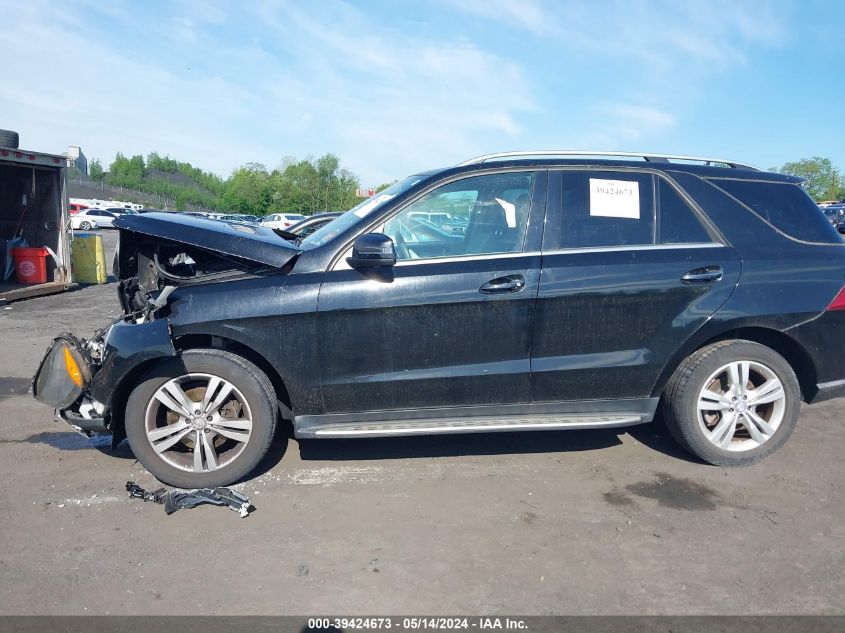 2014 Mercedes-Benz Ml 350 4Matic VIN: 4JGDA5HB2EA339504 Lot: 39424673