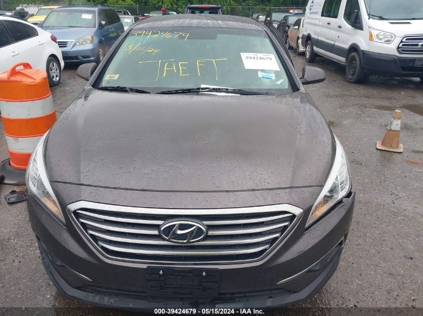 2017 Hyundai Sonata VIN: 5NPE24AF9HH592510 Lot: 39424679