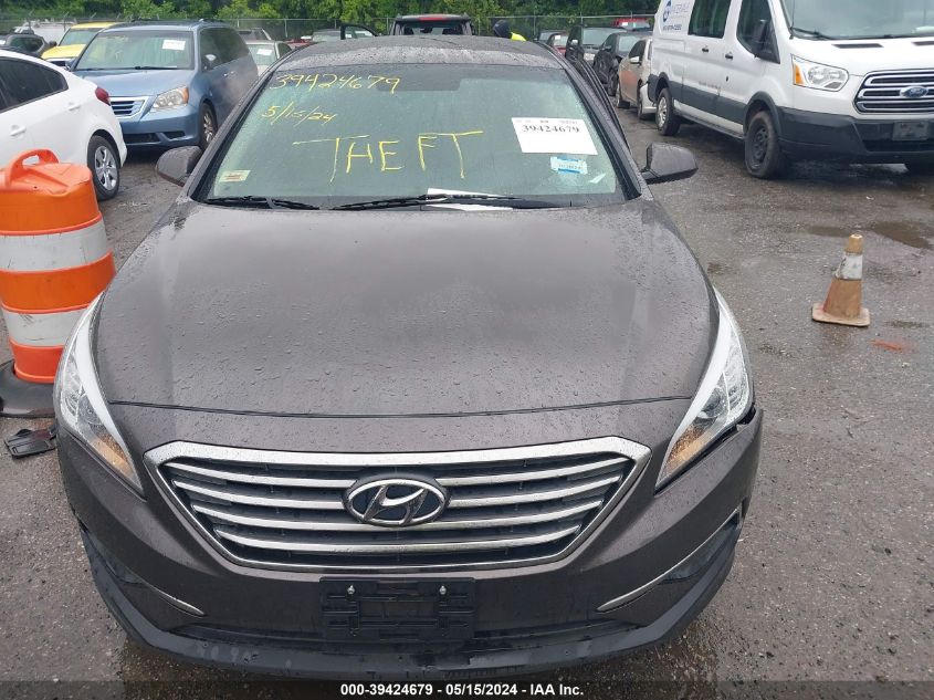 2017 Hyundai Sonata VIN: 5NPE24AF9HH592510 Lot: 39424679