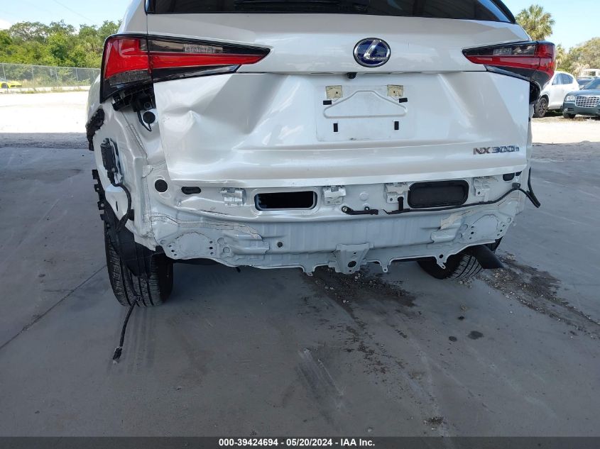 2021 Lexus Nx 300H 300H Base/300H Luxury/300 VIN: JTJDJRDZ7M5012910 Lot: 39424694