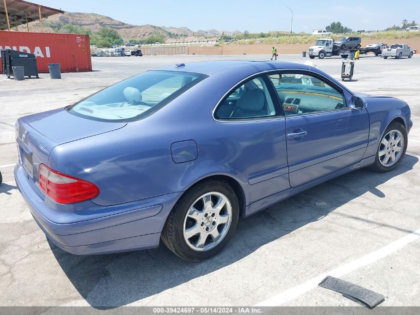 2002 Mercedes-Benz Clk 320 VIN: WDBLJ65GX2T118043 Lot: 39424697