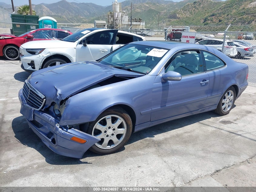 2002 Mercedes-Benz Clk 320 VIN: WDBLJ65GX2T118043 Lot: 39424697