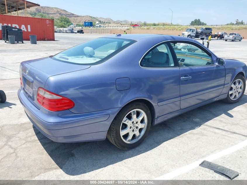 2002 Mercedes-Benz Clk 320 VIN: WDBLJ65GX2T118043 Lot: 39424697