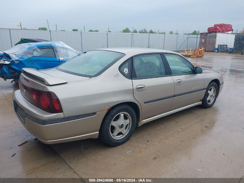 2002 Chevrolet Impala Ls VIN: 2G1WH55K729298073 Lot: 39424698