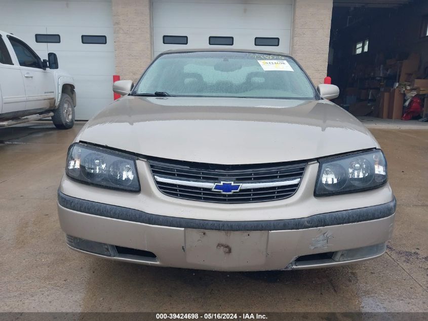 2002 Chevrolet Impala Ls VIN: 2G1WH55K729298073 Lot: 39424698