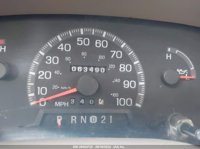 1997 Ford F-150 Standard/Xl/Xlt VIN: 1FTDF1727VKD60116 Lot: 39424720