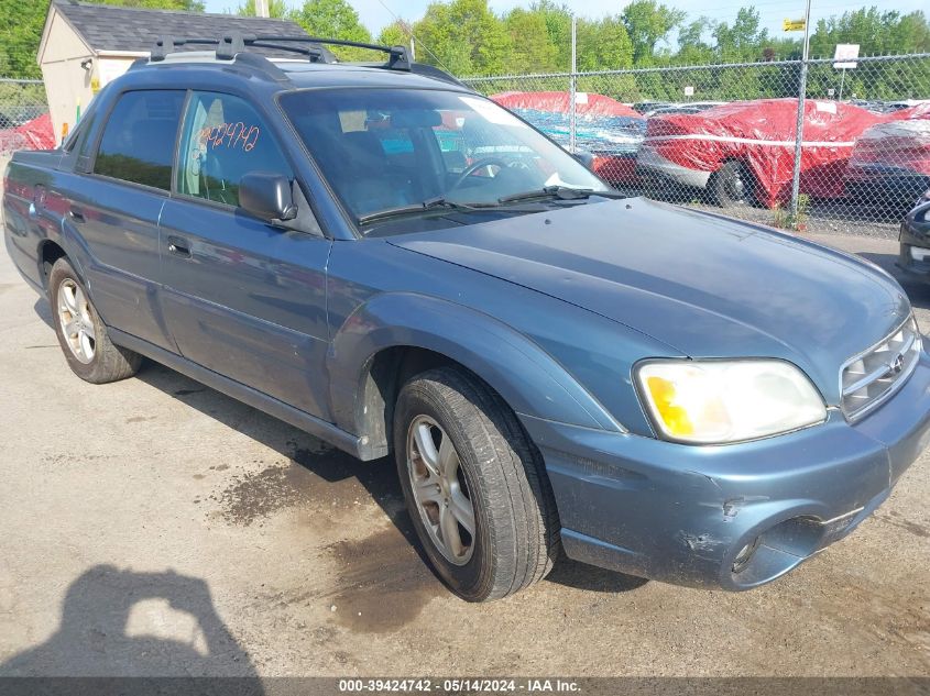 2006 Subaru Baja Sport VIN: 4S4BT62CX67100158 Lot: 39424742