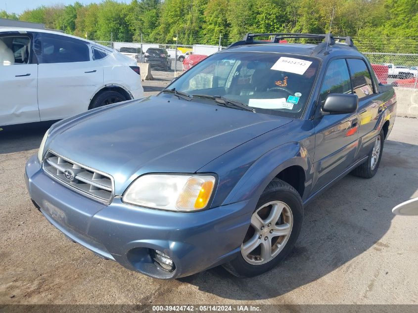 2006 Subaru Baja Sport VIN: 4S4BT62CX67100158 Lot: 39424742