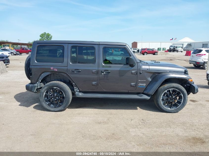 2021 Jeep Wrangler 4Xe Unlimited Sahara 4X4 VIN: 1C4JJXP64MW766000 Lot: 39424745