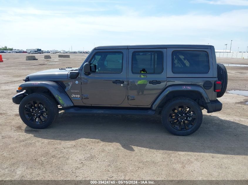 2021 Jeep Wrangler 4Xe Unlimited Sahara 4X4 VIN: 1C4JJXP64MW766000 Lot: 39424745