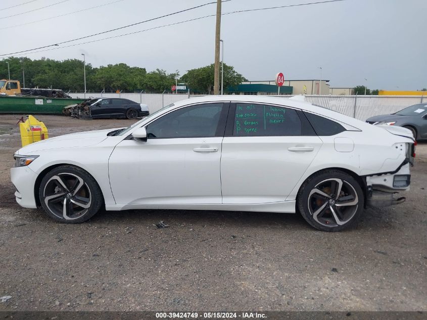 2018 Honda Accord Sport VIN: 1HGCV1F32JA147293 Lot: 39424749