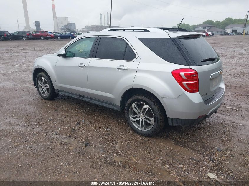 2016 Chevrolet Equinox Ltz VIN: 2GNALDEK3G1187835 Lot: 39424751