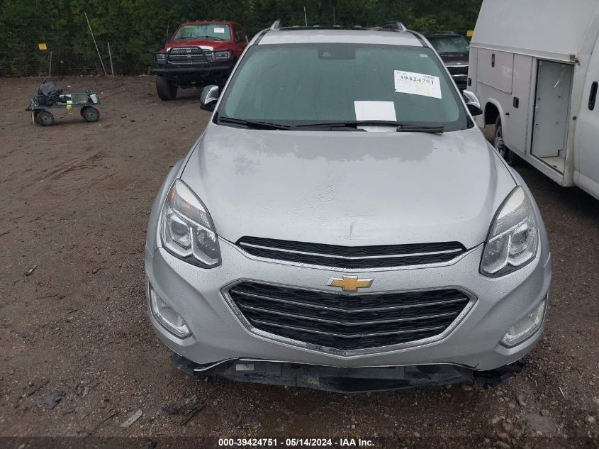 2016 Chevrolet Equinox Ltz VIN: 2GNALDEK3G1187835 Lot: 39424751