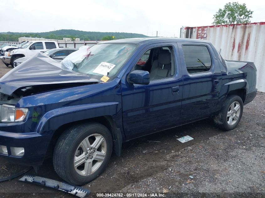 2014 Honda Ridgeline Rtl VIN: 5FPYK1F58EB002522 Lot: 39424762