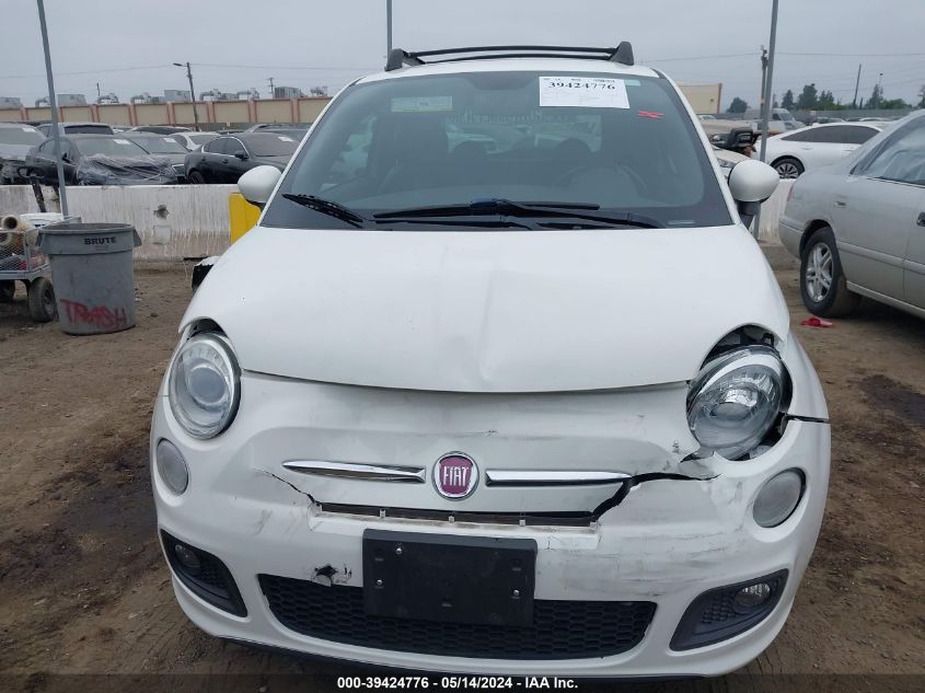 2012 Fiat 500 Sport VIN: 3C3CFFBR7CT380962 Lot: 39424776