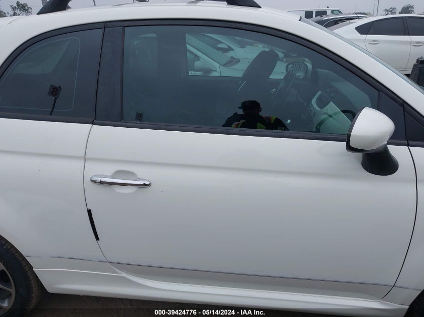 2012 Fiat 500 Sport VIN: 3C3CFFBR7CT380962 Lot: 39424776