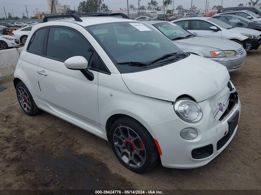 2012 Fiat 500 Sport VIN: 3C3CFFBR7CT380962 Lot: 39424776