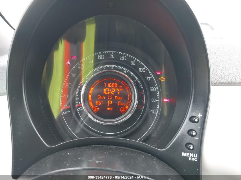 2012 Fiat 500 Sport VIN: 3C3CFFBR7CT380962 Lot: 39424776