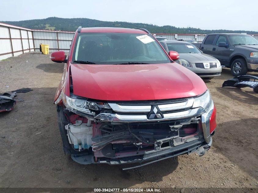 2016 Mitsubishi Outlander Sel VIN: JA4AZ3A39GZ059648 Lot: 39424777