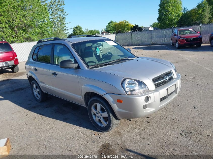 2005 Hyundai Tucson Gl VIN: KM8JM72B75U078657 Lot: 39424781