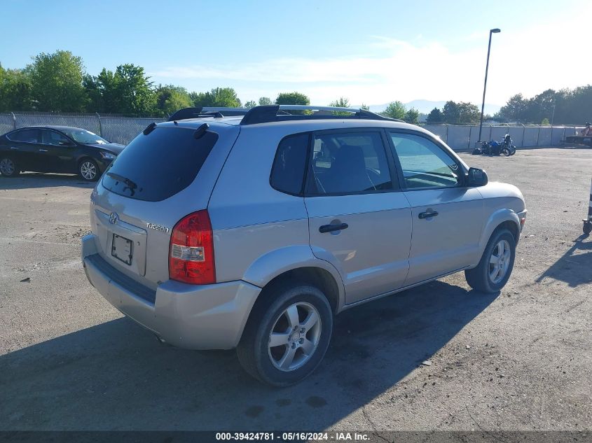 2005 Hyundai Tucson Gl VIN: KM8JM72B75U078657 Lot: 39424781