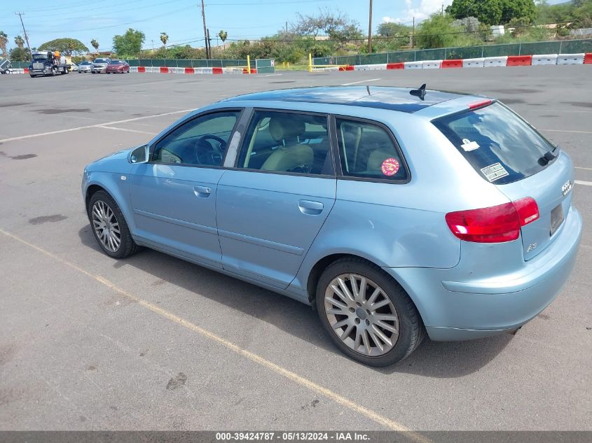 2007 Audi A3 2.0T VIN: WAUNF78PX7A224103 Lot: 39424787