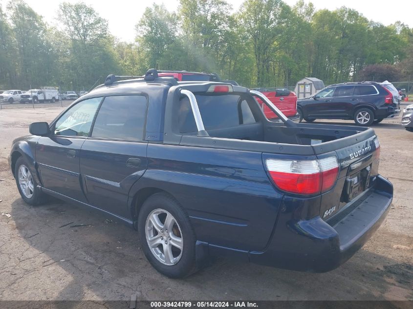 2003 Subaru Baja Sport VIN: 4S4BT62C836115811 Lot: 39424799