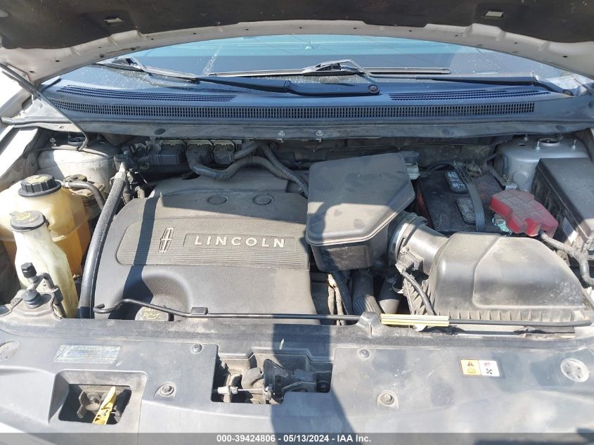 2011 Lincoln Mkx VIN: 2LMDJ6JKXBBJ01050 Lot: 39424806