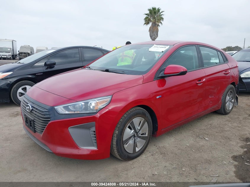 2019 Hyundai Ioniq Hybrid Blue VIN: KMHC65LC9KU171559 Lot: 39424808