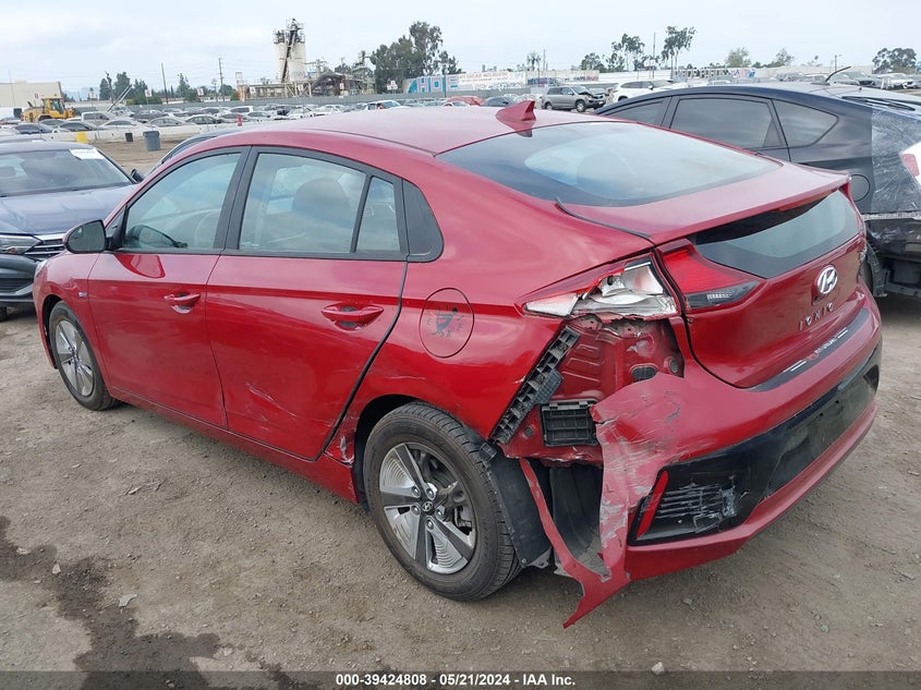 2019 Hyundai Ioniq Hybrid Blue VIN: KMHC65LC9KU171559 Lot: 39424808