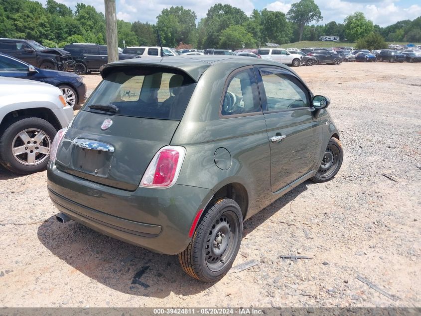 2014 Fiat 500 Pop VIN: 3C3CFFAR6ET264110 Lot: 39424811