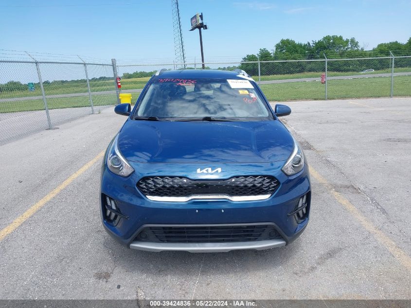 2022 Kia Niro Lxs VIN: KNDCB3LC2N5509547 Lot: 39424836