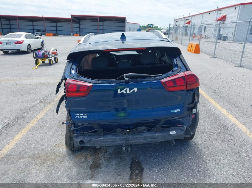 2022 Kia Niro Lxs VIN: KNDCB3LC2N5509547 Lot: 39424836