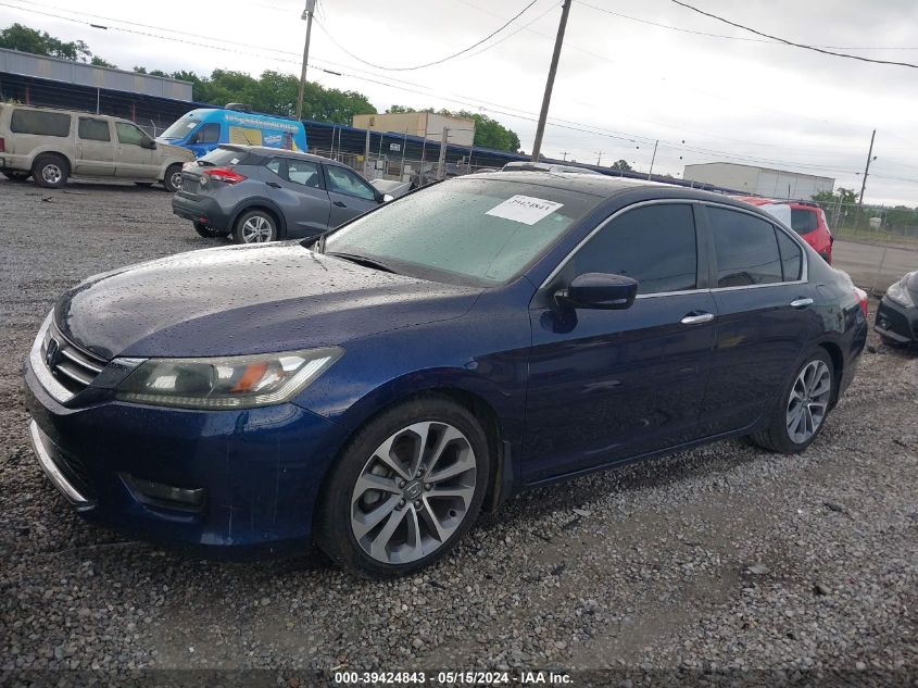 2014 Honda Accord Sport VIN: 1HGCR2F5XEA018736 Lot: 39424843