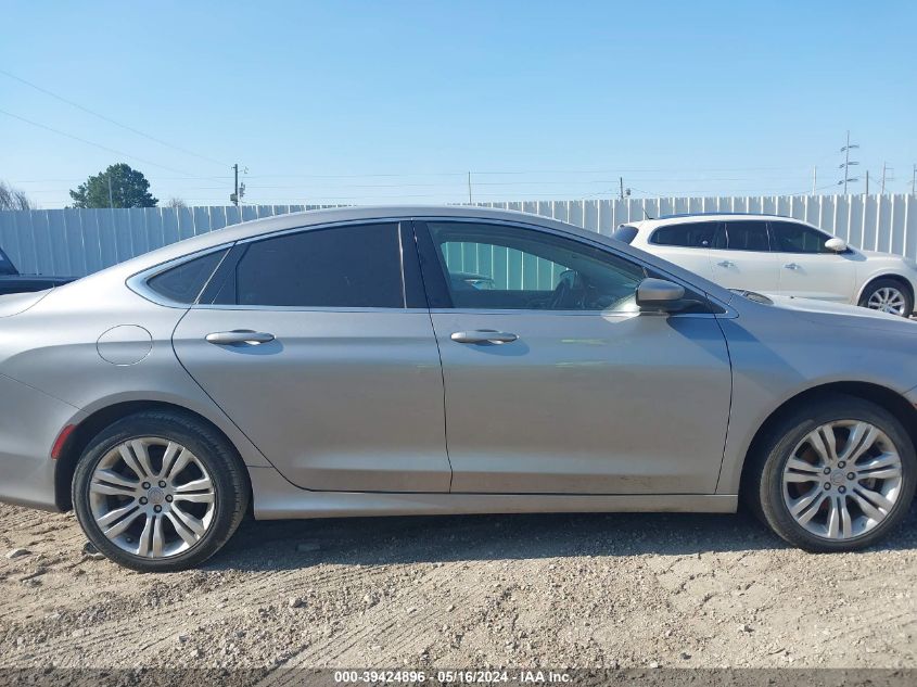 2016 Chrysler 200 Limited VIN: 1C3CCCAB3GN108524 Lot: 39424896