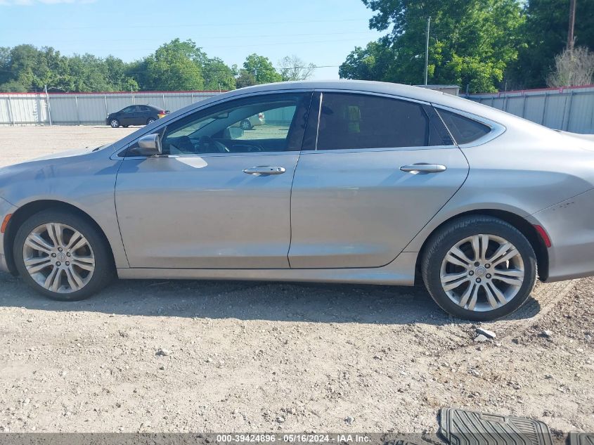 2016 Chrysler 200 Limited VIN: 1C3CCCAB3GN108524 Lot: 39424896