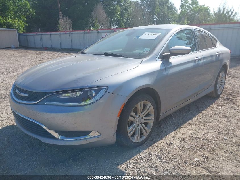 2016 Chrysler 200 Limited VIN: 1C3CCCAB3GN108524 Lot: 39424896