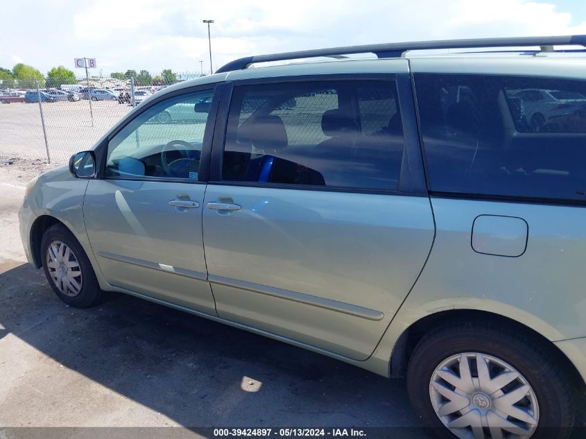 2007 Toyota Sienna Le VIN: 5TDZK23C27S040025 Lot: 39424897