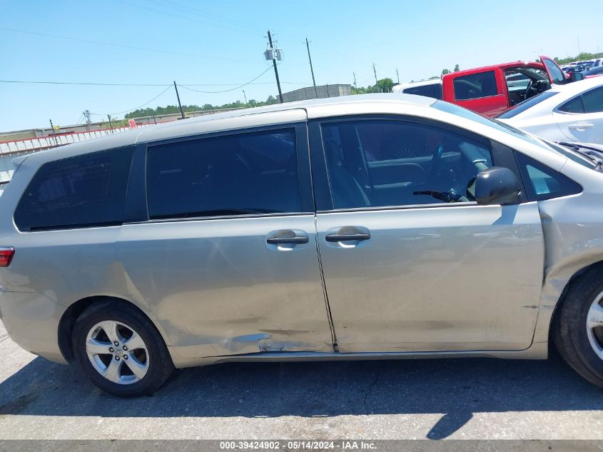 2017 Toyota Sienna L 7 Passenger VIN: 5TDZZ3DC6HS834690 Lot: 39424902