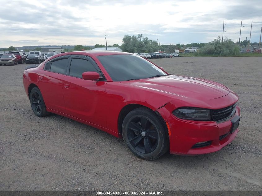 VIN 2C3CDXHG8GH258241 2016 Dodge Charger, Sxt no.1