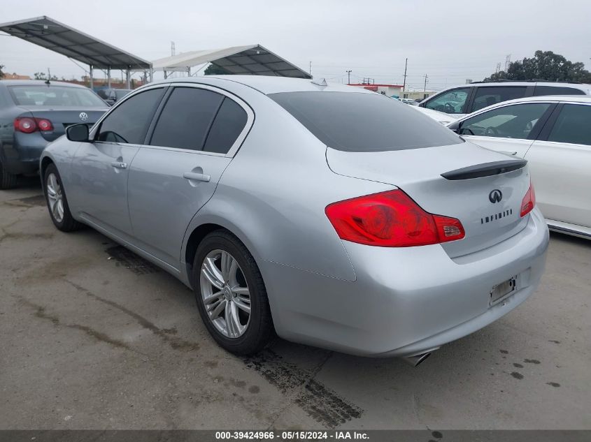 2012 Infiniti G25 Journey VIN: JN1DV6AP1CM811310 Lot: 39424966