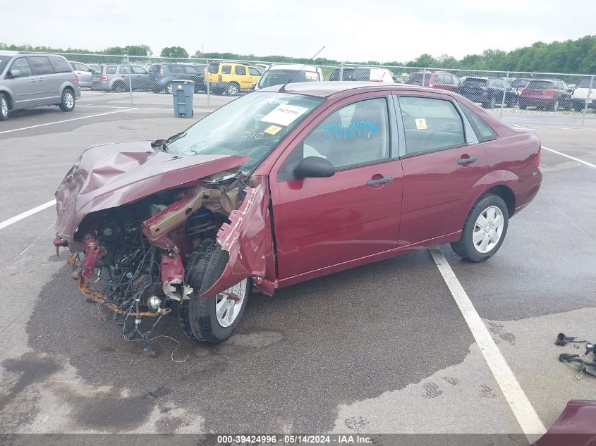 2007 Ford Focus S/Se/Ses VIN: 1FAHP34N97W243356 Lot: 39424996