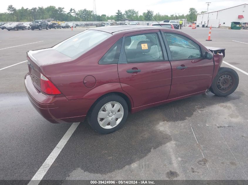 2007 Ford Focus S/Se/Ses VIN: 1FAHP34N97W243356 Lot: 39424996