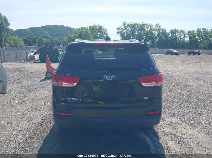 2017 Kia Sorento 2.4L Lx VIN: 5XYPGDA32HG323417 Lot: 39424999