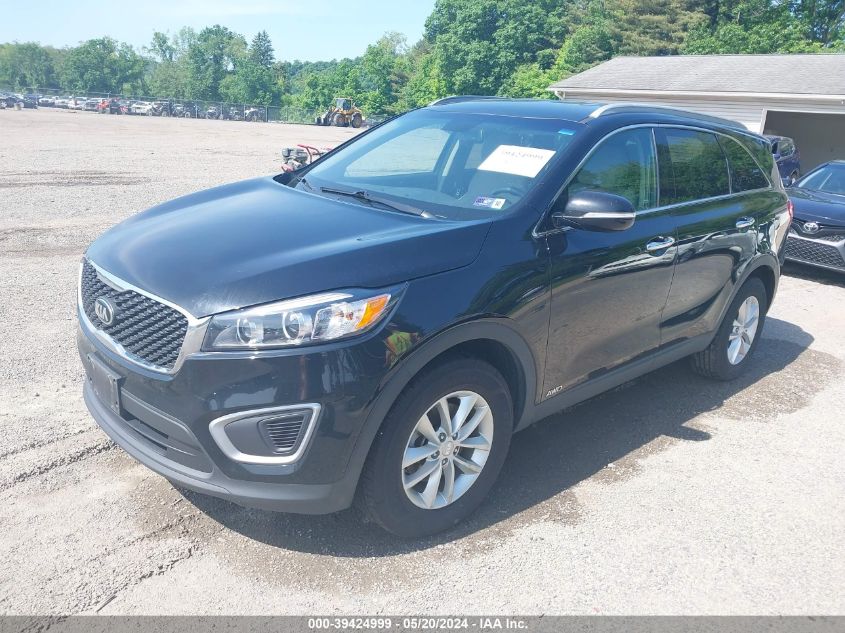 2017 Kia Sorento 2.4L Lx VIN: 5XYPGDA32HG323417 Lot: 39424999