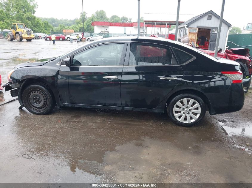 2014 Nissan Sentra Sv VIN: 3N1AB7APXEY201276 Lot: 39425001